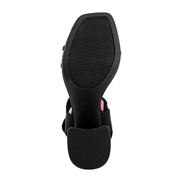 NIB! JUICY by JUICY COUTURE Women's Heeled Sandals in Black & White - Picture 5 of 6